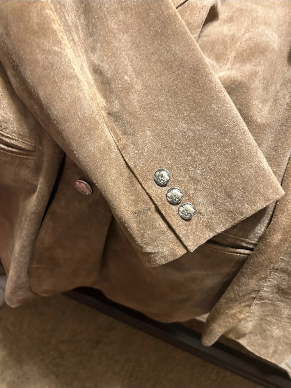 Cabela's Tan Brown Suede Sport Coat